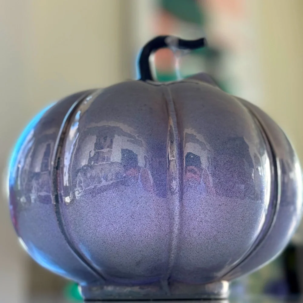 Iridescent light up pumpkin - Picture 1 of 10